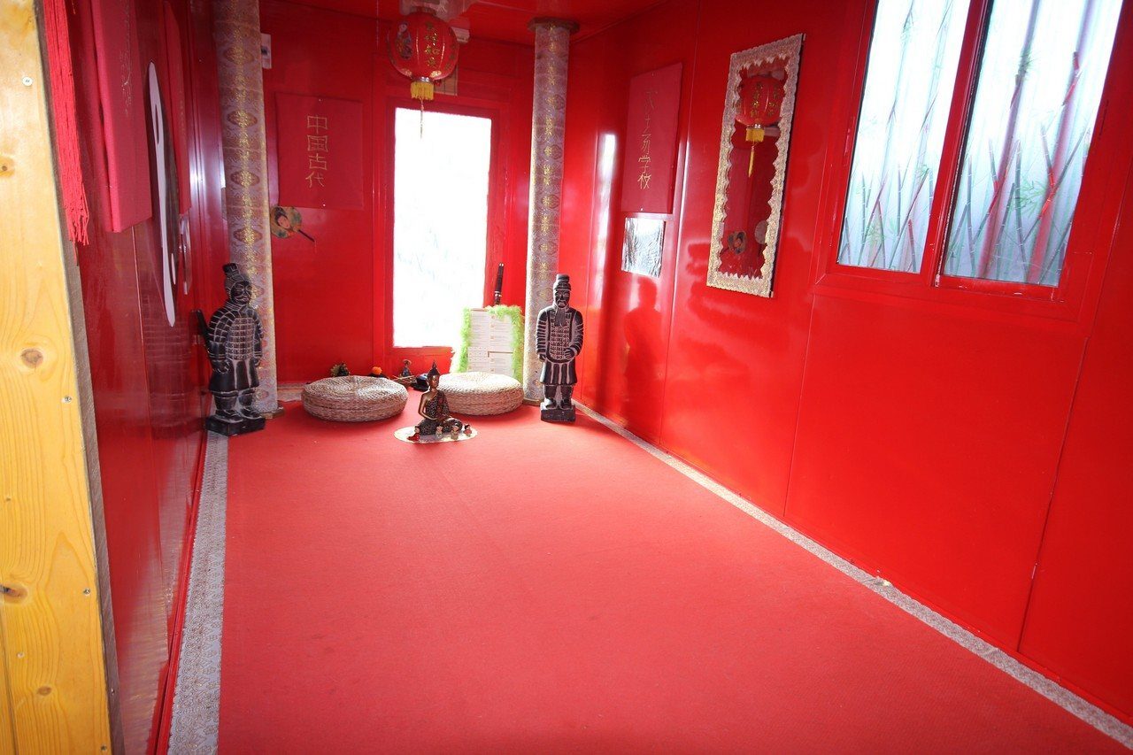 Escenografía de La Antigua China en la Granja Escuela El Rodeo