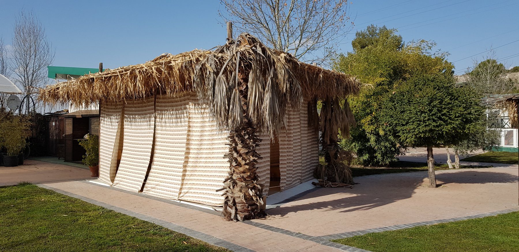 Escenografía de Egipto en la Granja Escuela El Rodeo